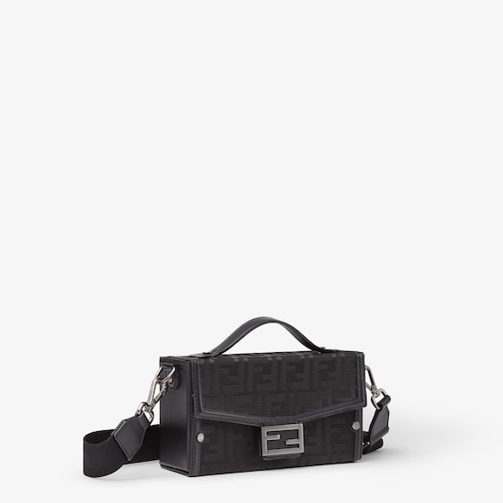 Fendi Soft Trunk bag made of black FF Nylon with a lustrous | Thumbnail 4