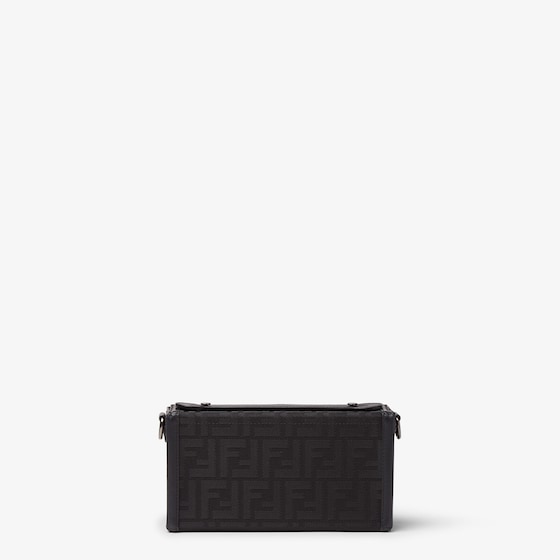 Fendi Soft Trunk bag made of black FF Nylon with a lustrous | Thumbnail 5