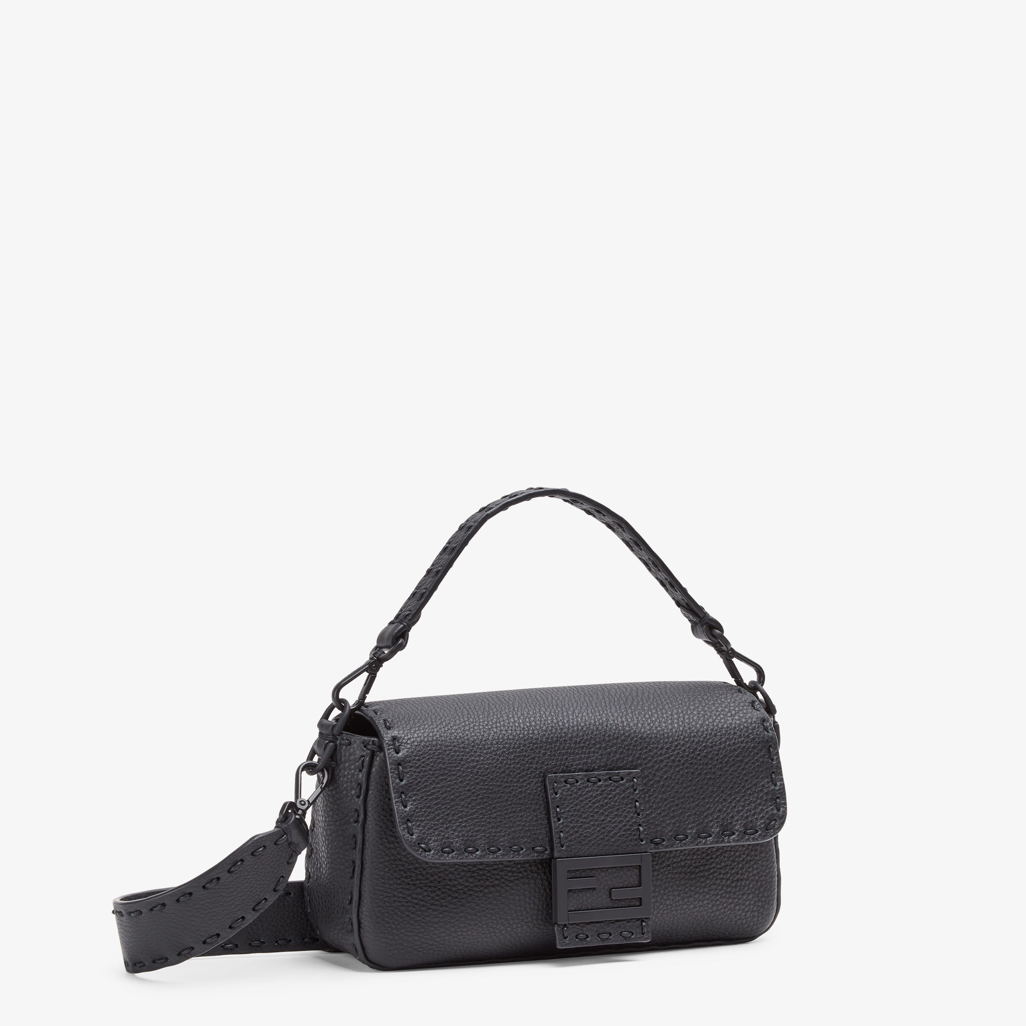 FENDI FENDI BLACK SHOULDER BAG DOUBLE BAGUETTE バッグ ロゴ Fendi Double Baguette Bag - Fendi - Men | WE IN STYLE