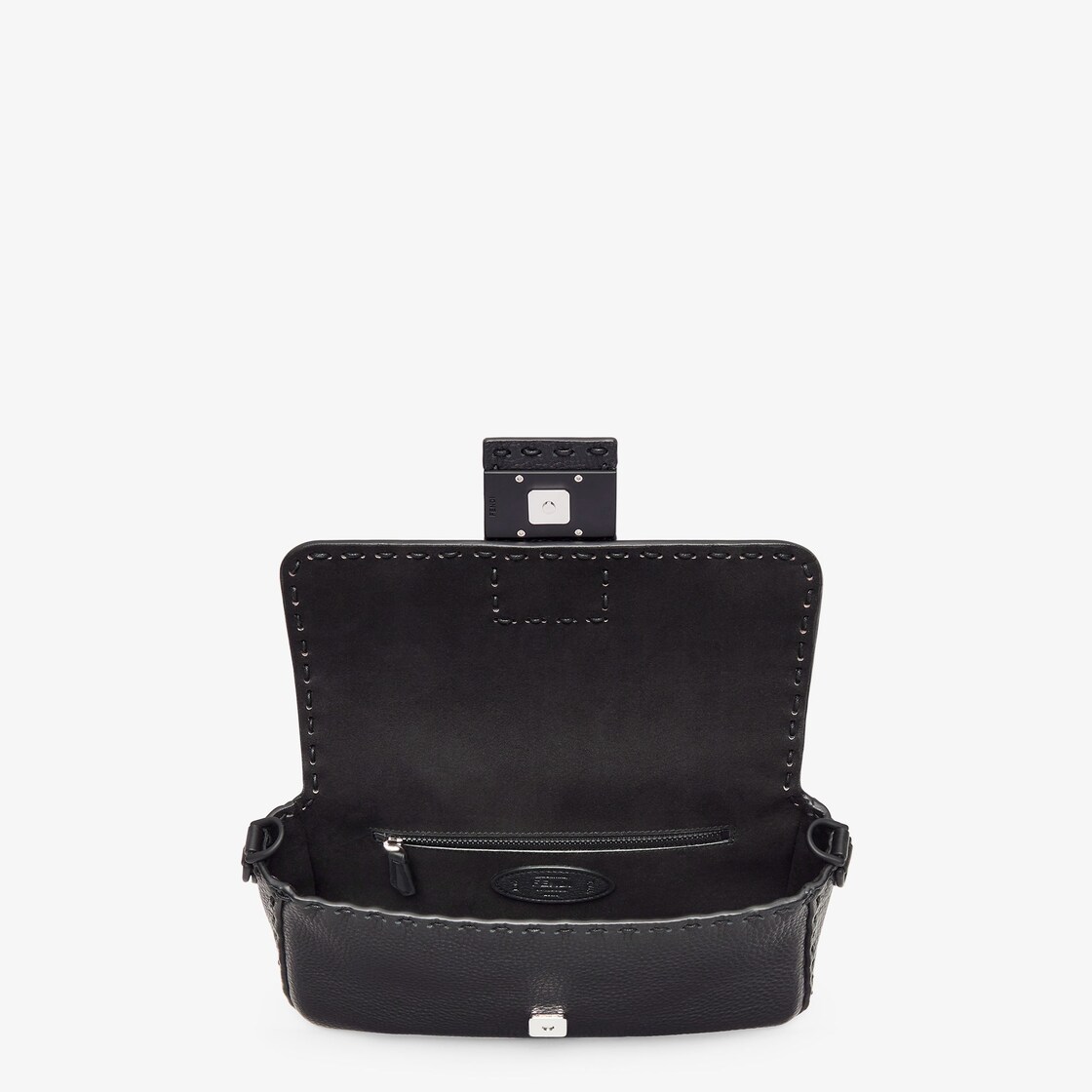 Roll bag leather bag Fendi Black in Leather - 34629839