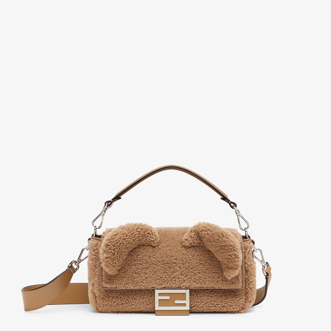 Fendi sheepskin baguette online