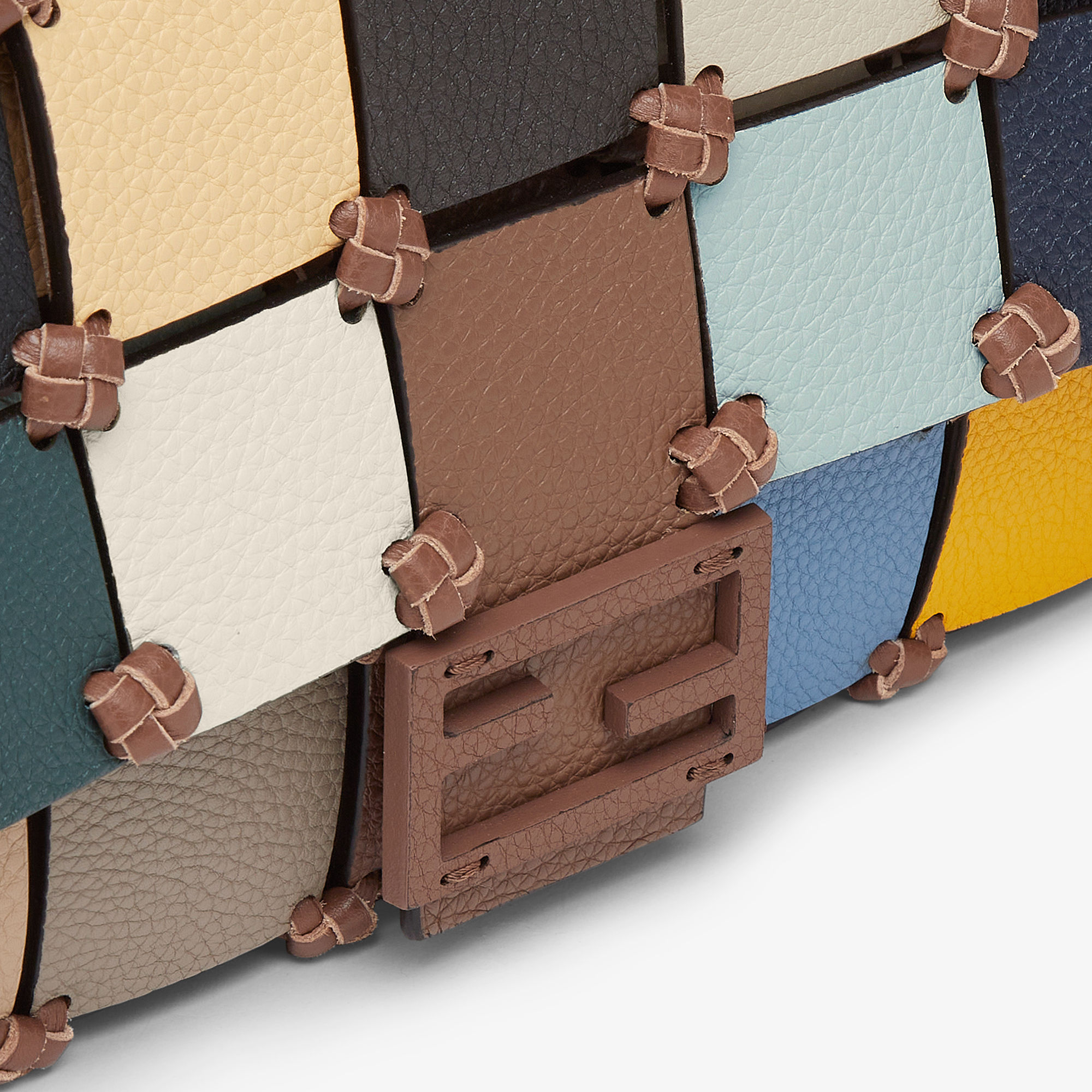 Regular Baguette Cuoio Romano leather Multicolor | Fendi