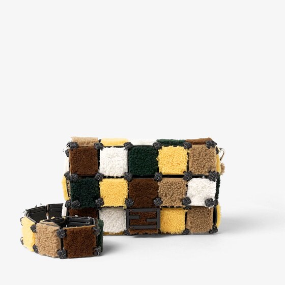 Fendi Regular Baguette In Multi