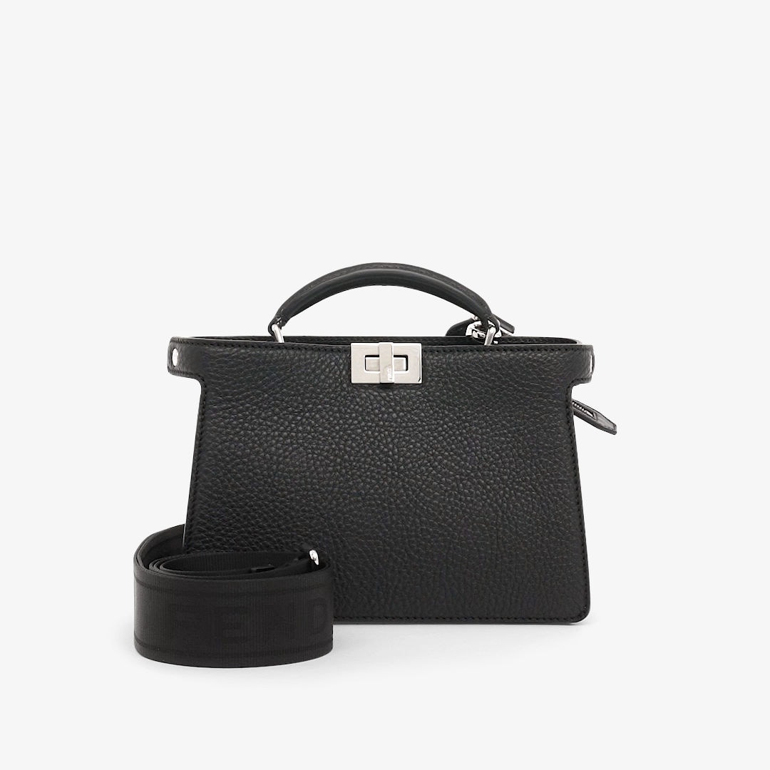 Peekaboo ISeeU X-Cross Leather Black | Fendi Peekaboo ISeeU X-Cross Leather Black | Fendi