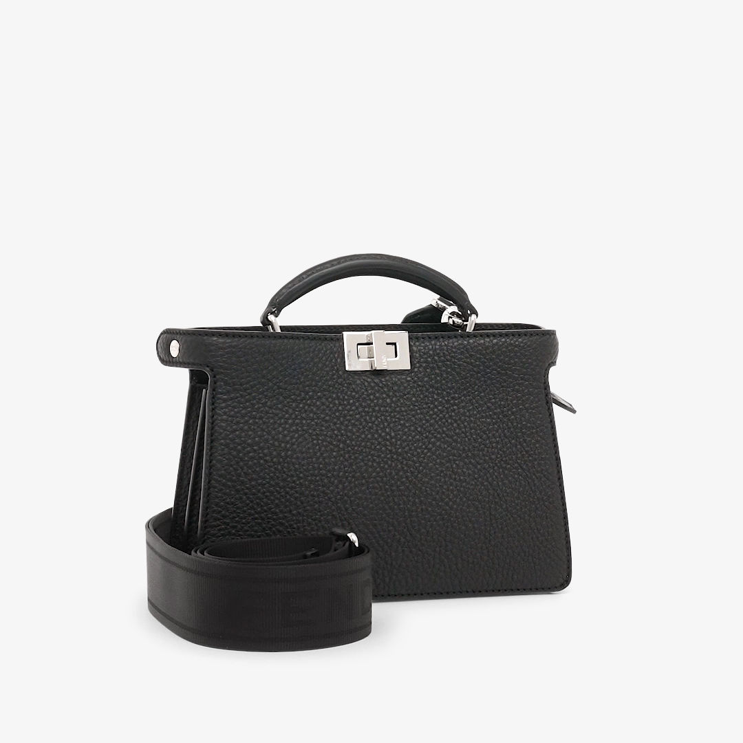 Peekaboo ISeeU X-Cross Leather Black | Fendi Peekaboo ISeeU X-Cross Leather Black | Fendi