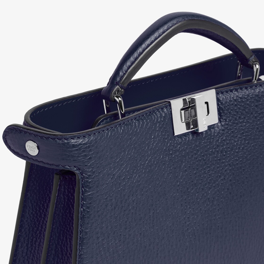 Peekaboo ISeeU XCross - Dark blue leather bag | Fendi