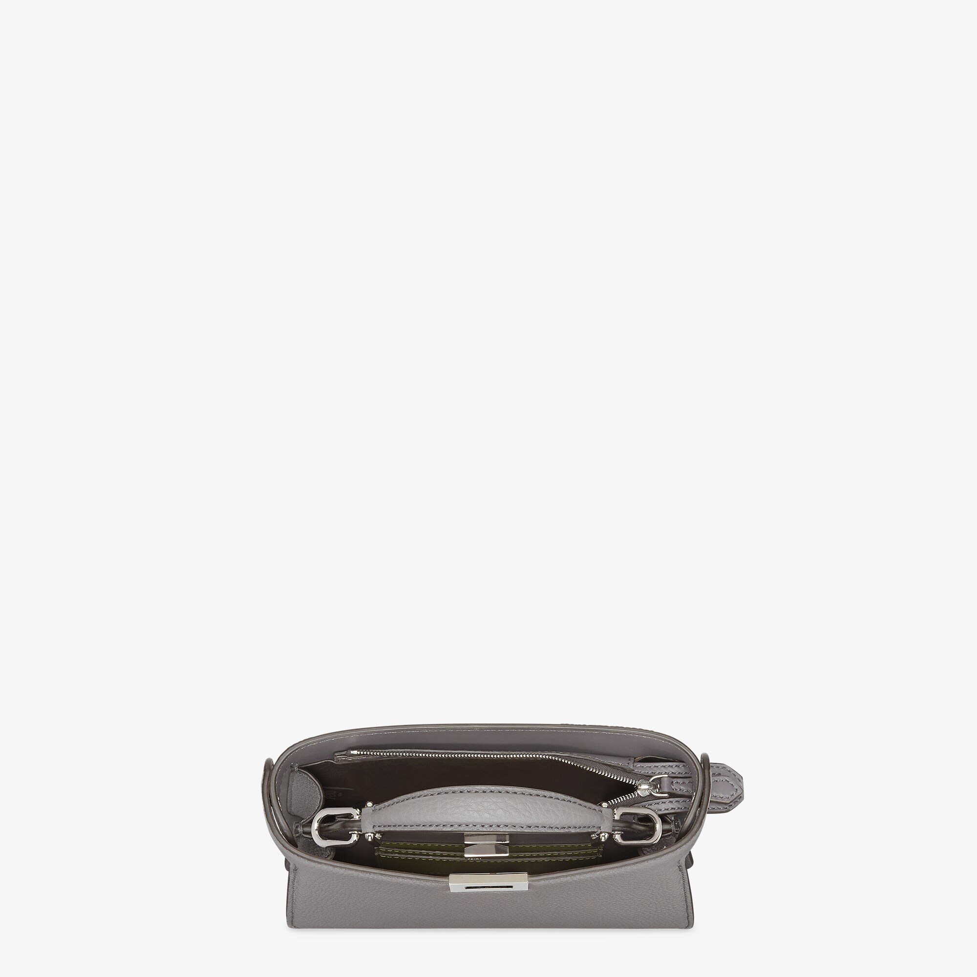 【FENDI】Peekaboo Mini クオイオロマーノ セレリアバッグ Peekaboo ISeeU X-Cross Cuoio Romano leather Grey | Fendi
