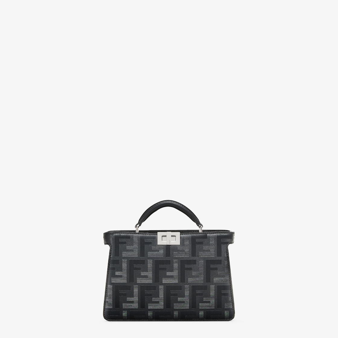 Peekaboo ISeeU XCross - Black leather bag | Fendi