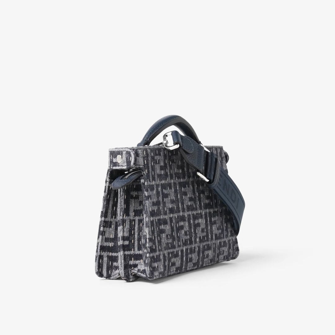 Peekaboo ISeeU X-Cross Fabric Blue | Fendi Peekaboo ISeeU X-Cross Fabric Blue | Fendi