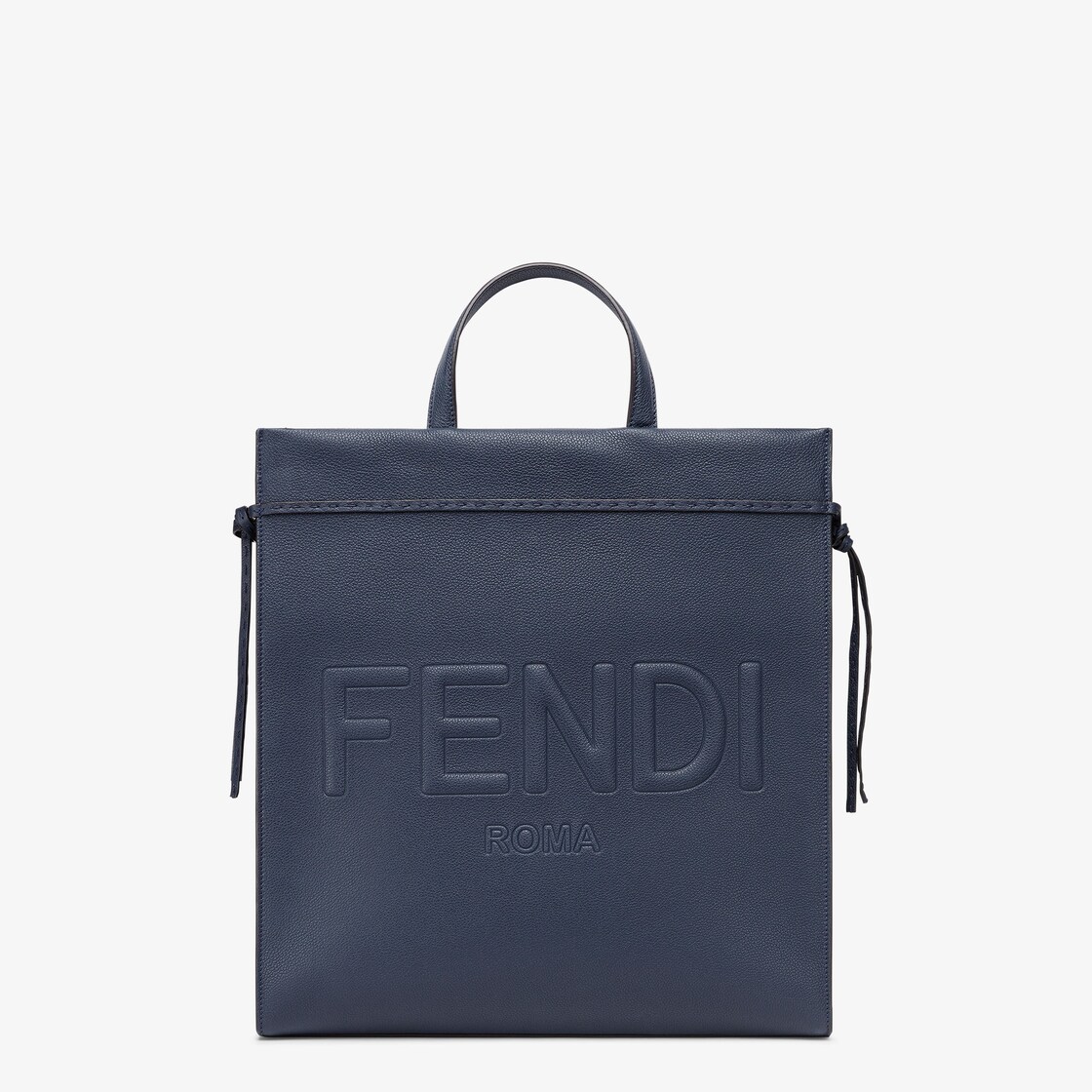 FENDI ROMA Go To ショッパー ミディアム - ダークブルー レザーバッグ 