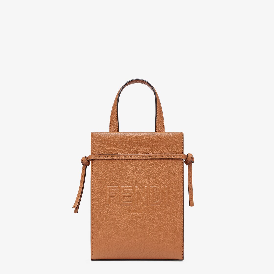 Fendi Roma Mini Go To Shopper Brown leather bag Fendi