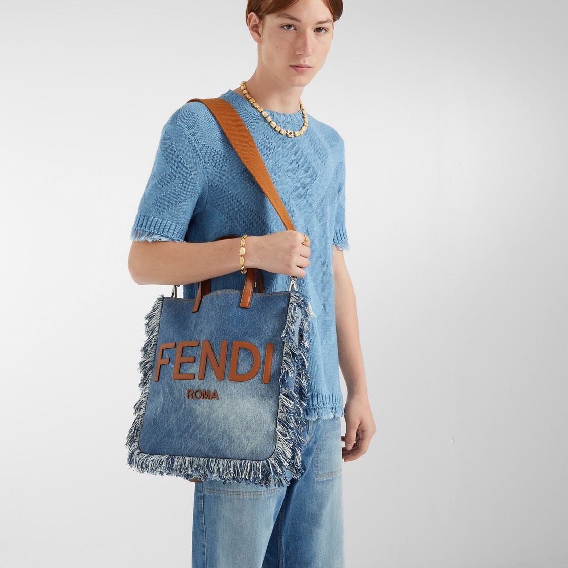 専用♡FENDI♡デニム トートバッグ - ハンドバッグ