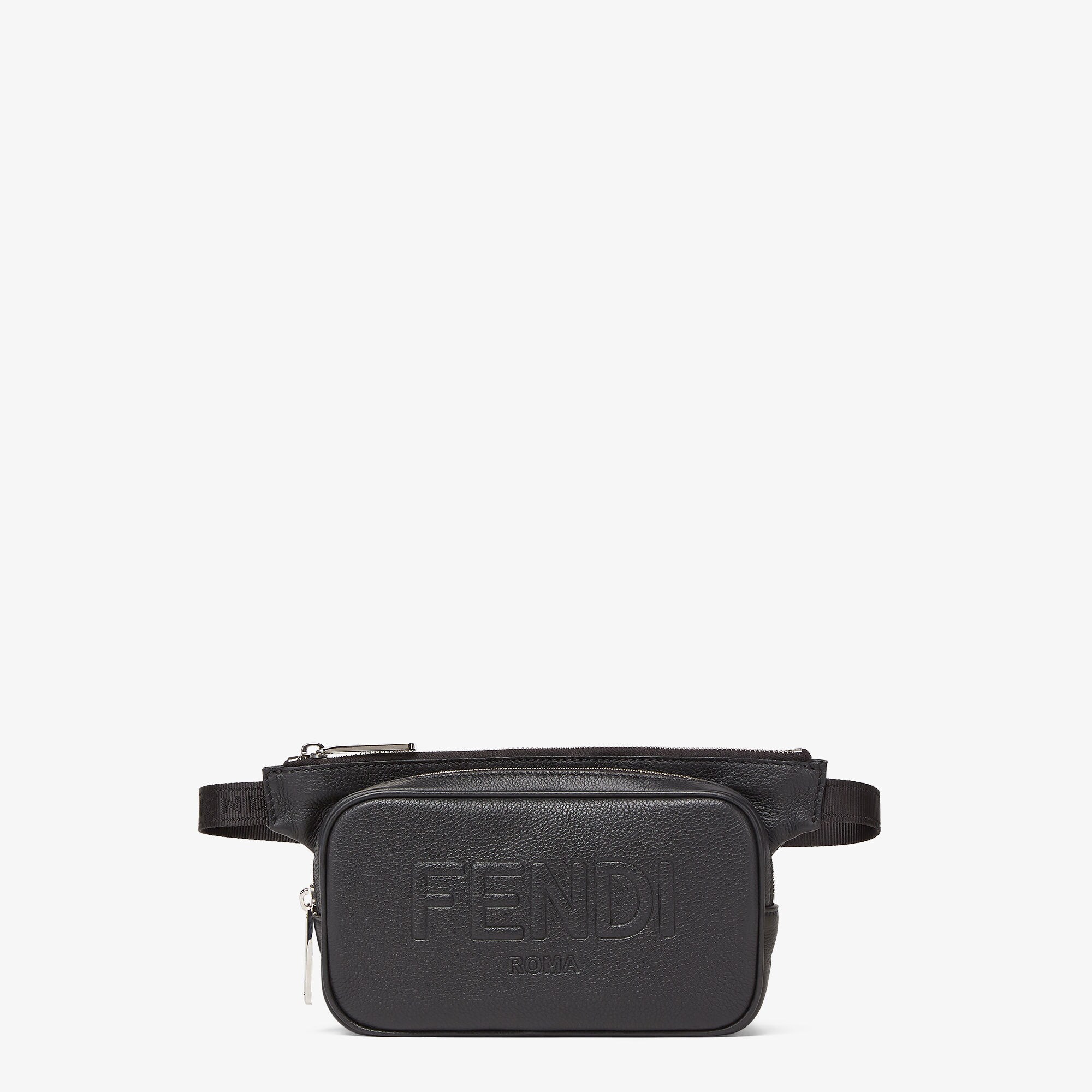 Fendi Roma Leather Belt Bag Leather Black | Fendi