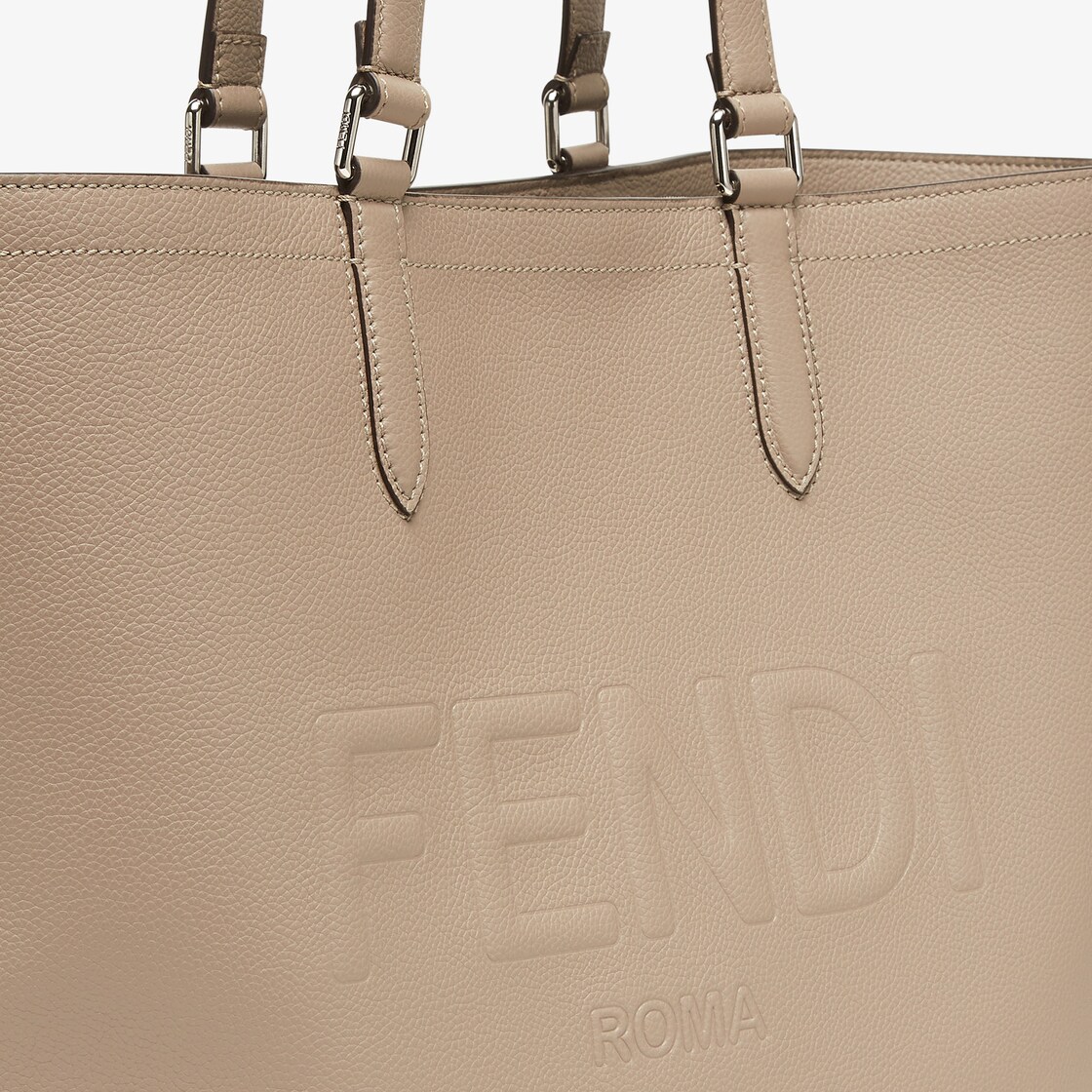 FENDI ROMA レザー トートバッグ - ベージュレザー バッグ | Fendi