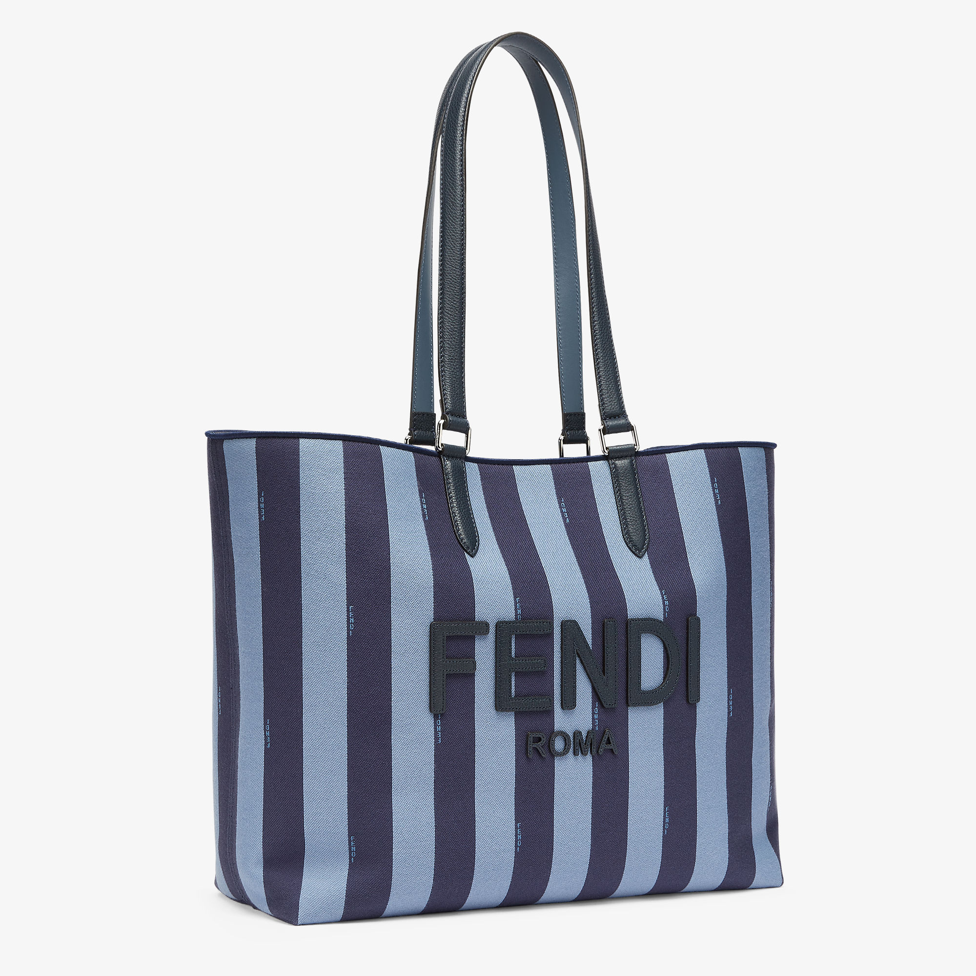 シグネチャー トートバッグ - ブルーペカンジャカード バッグ | Fendi