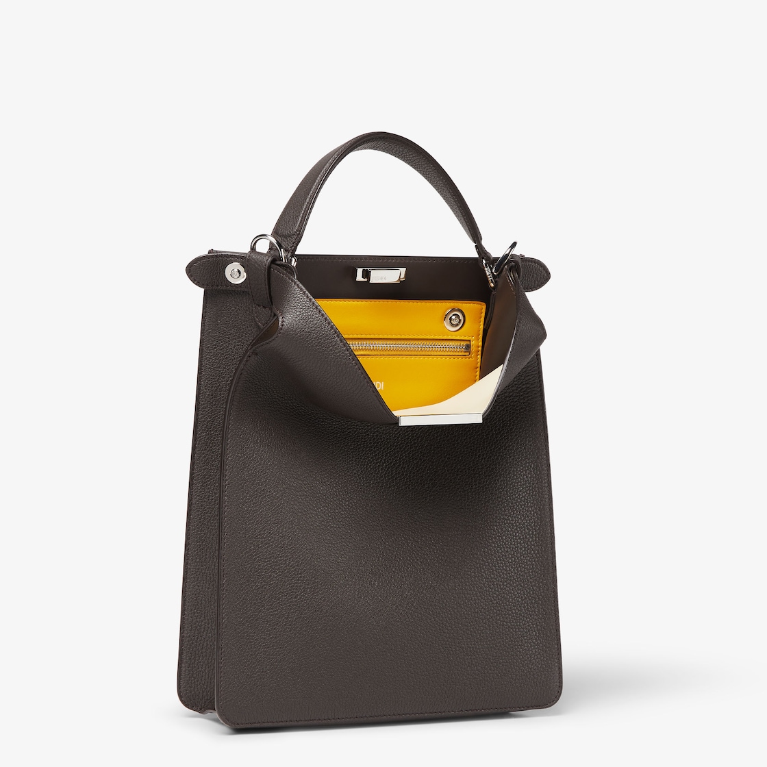 Peekaboo X-Lite スモール レザー ブラウン | Fendi Peekaboo X-Lite スモール レザー ブラウン | Fendi