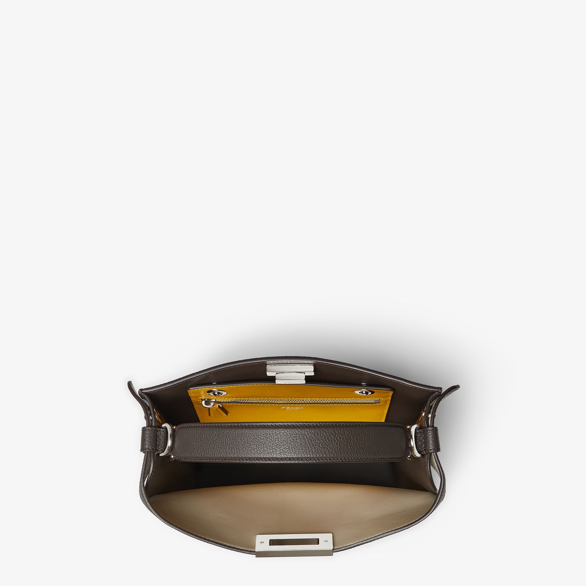 Peekaboo X-Lite スモール レザー ブラウン | Fendi Peekaboo X-Lite スモール レザー ブラウン | Fendi