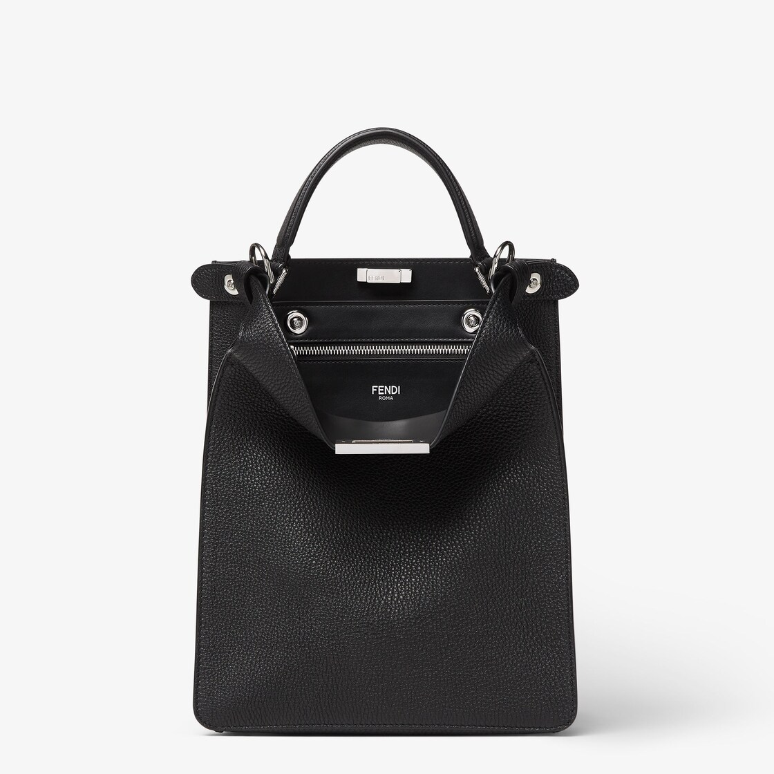 Peekaboo X Lite Small Black One Size Fendi