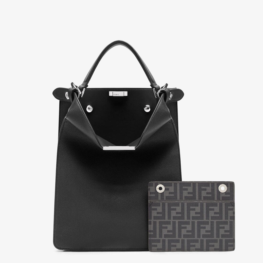 Peekaboo X-Lite Small Cuoio Romano leather Black - Image 3/8