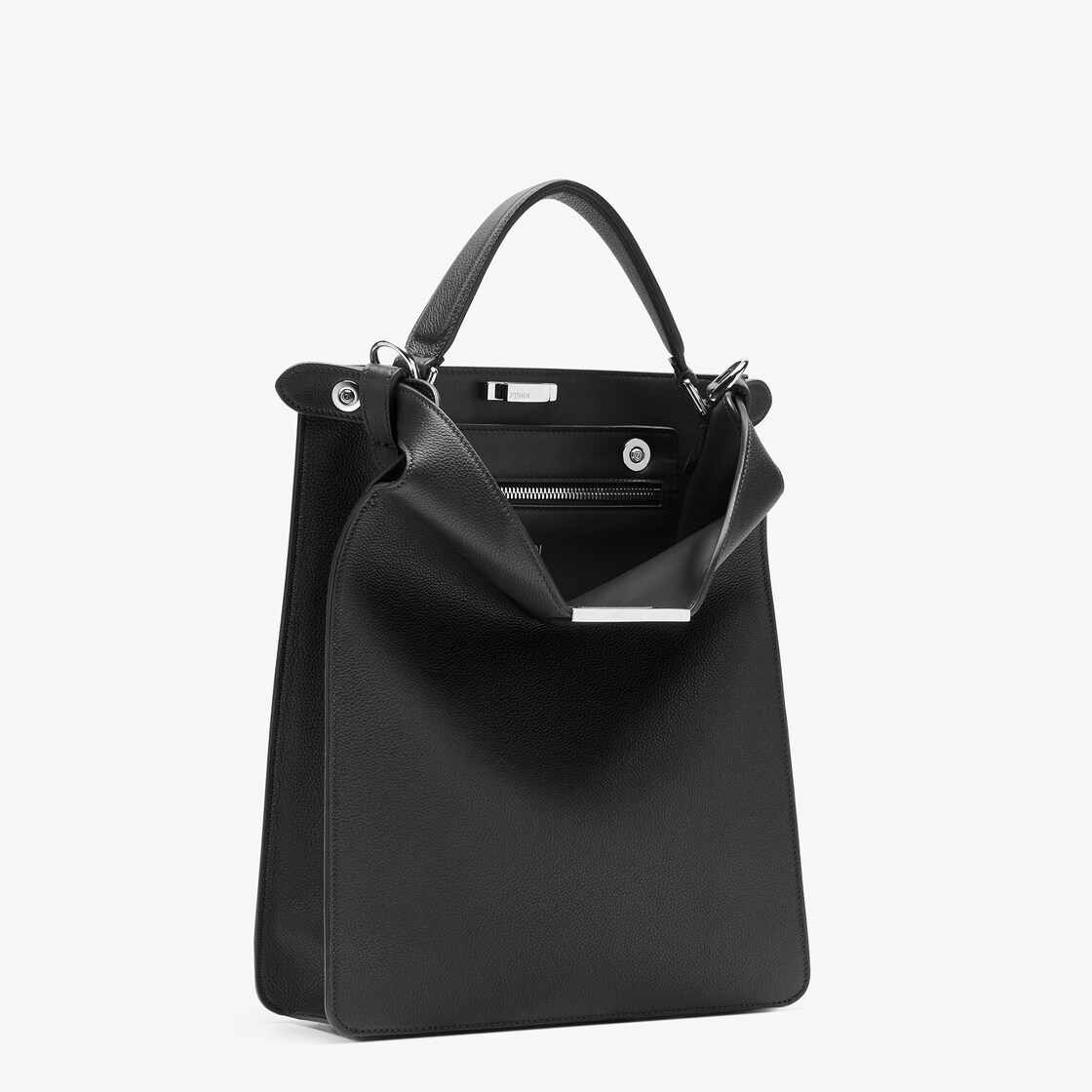 Peekaboo X-Lite Small - Black Selleria bag | Fendi