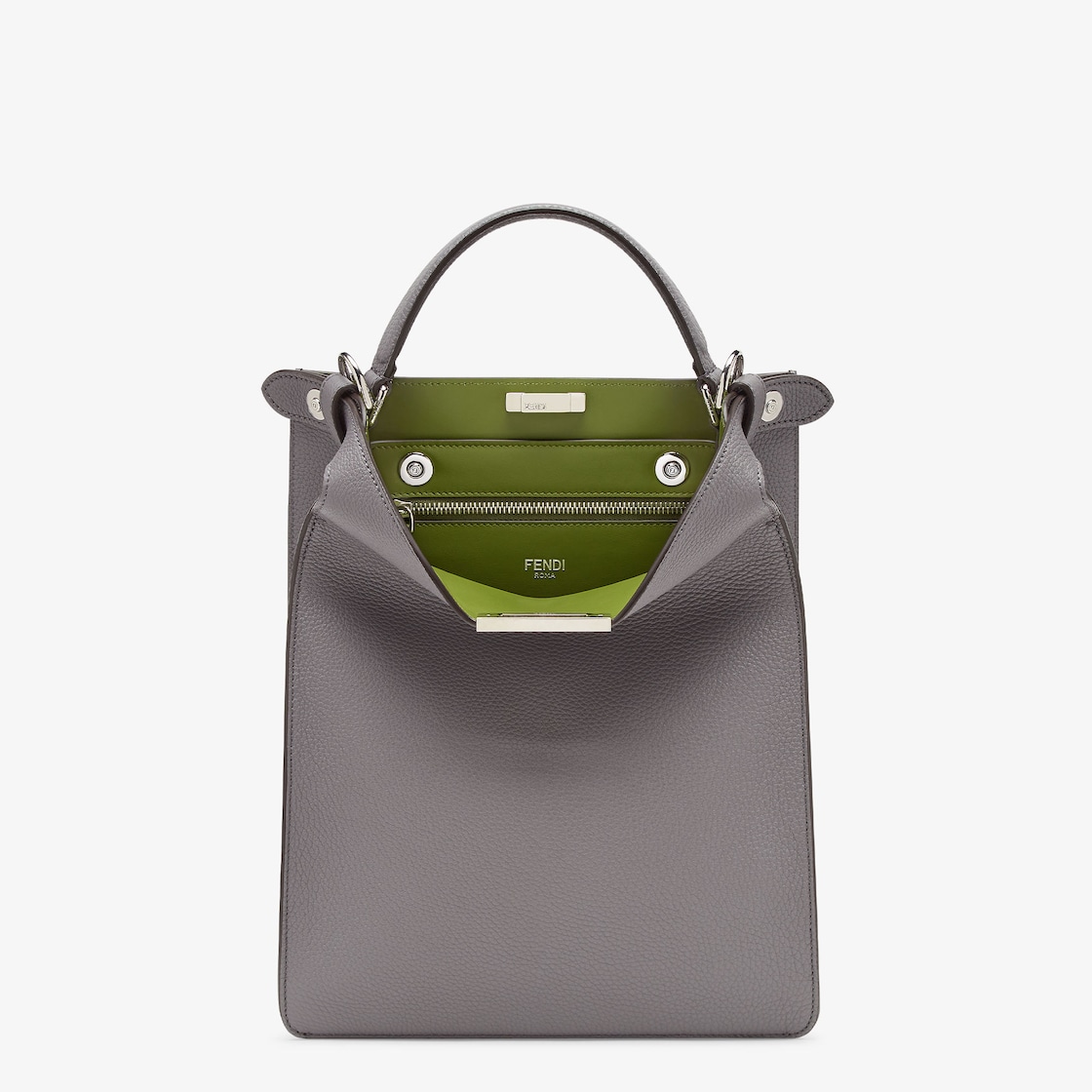 ピーカブー エックスライト スモール カーフレザー グレー | Fendi ピーカブー エックスライト スモール カーフレザー グレー | Fendi