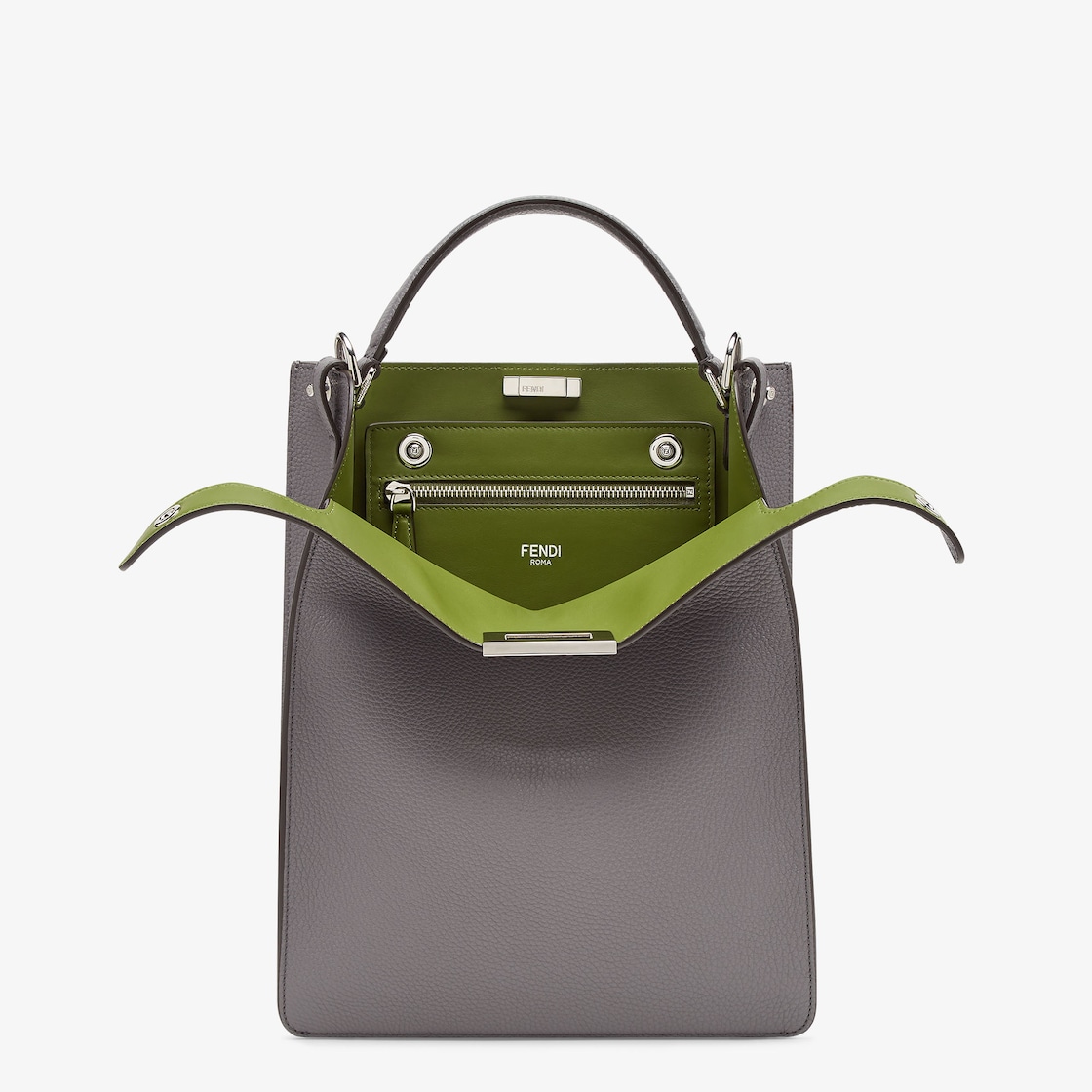 Peekaboo X-Lite Small Cuoio Romano leather Grey - Image 3/9