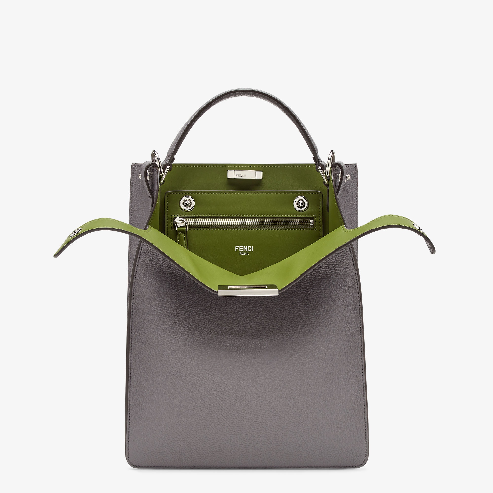 ピーカブー エックスライト スモール カーフレザー グレー | Fendi ピーカブー エックスライト スモール カーフレザー グレー | Fendi