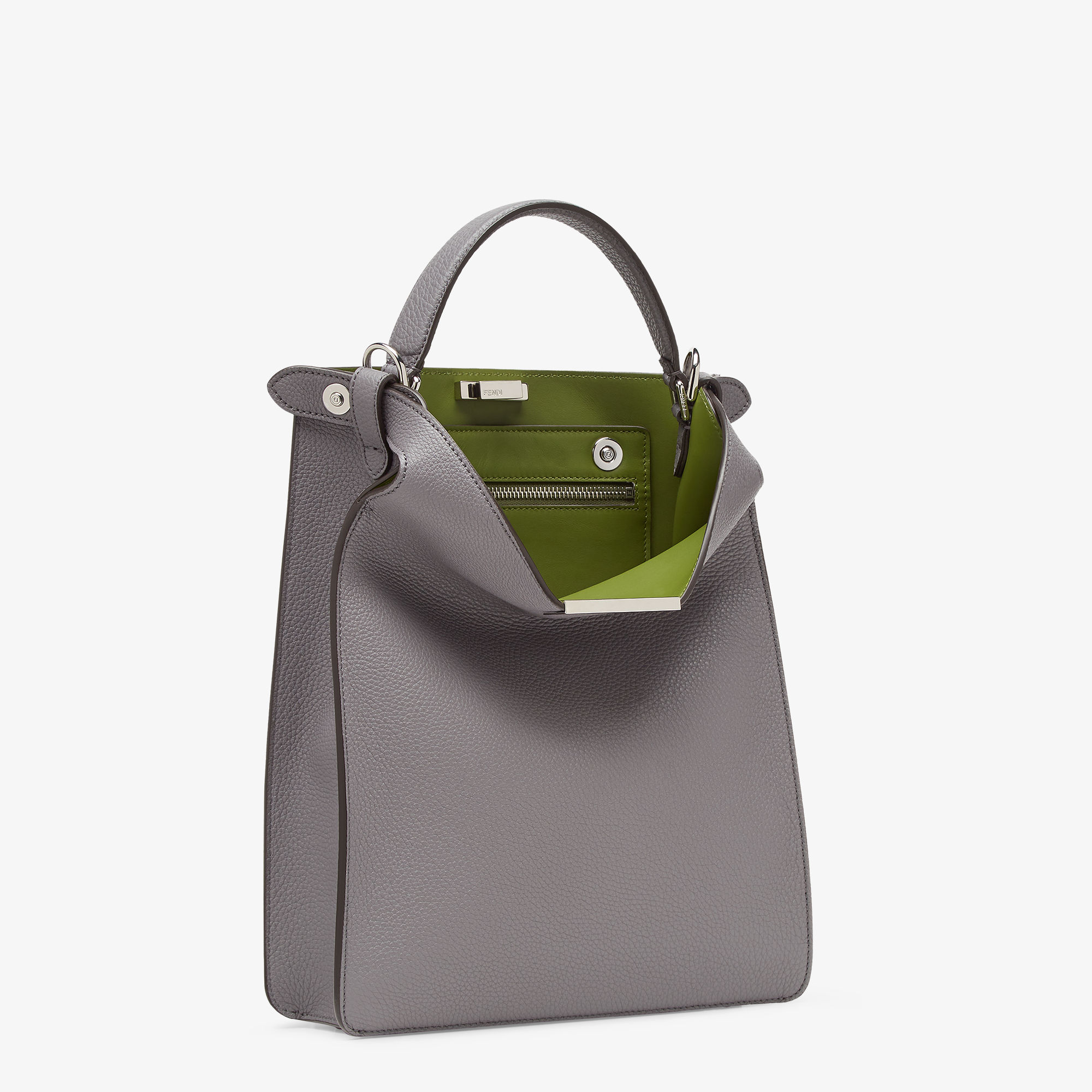 ピーカブー エックスライト スモール カーフレザー グレー | Fendi ピーカブー エックスライト スモール カーフレザー グレー | Fendi