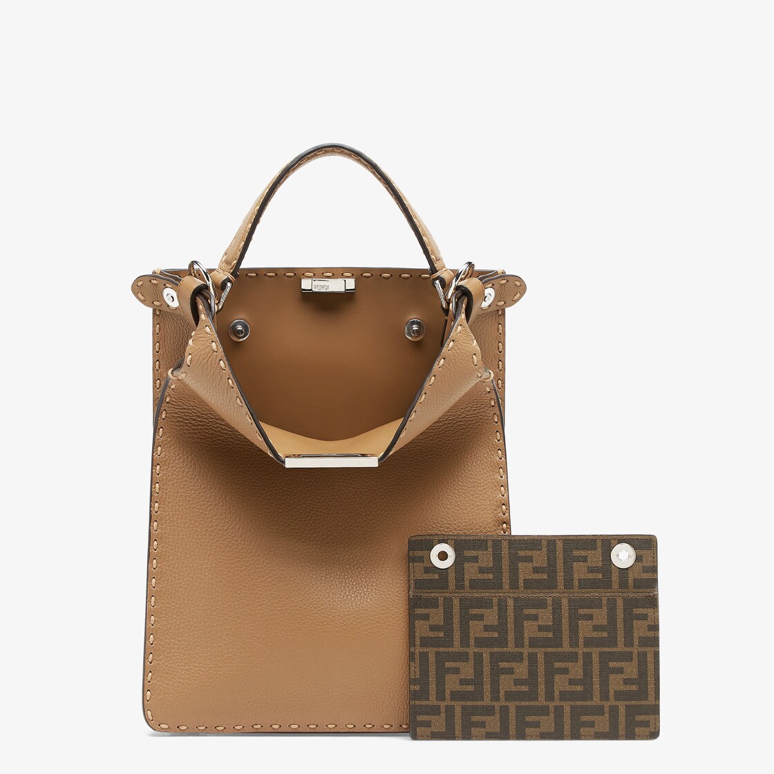 Small Peekaboo ISeeU X Lite Selleria Beige Fendi