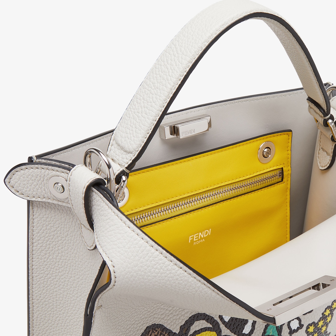 Silvia And The Baguette Peekaboo X-Lite Small Cuoio Romano leather Multicolour - Image 7/8