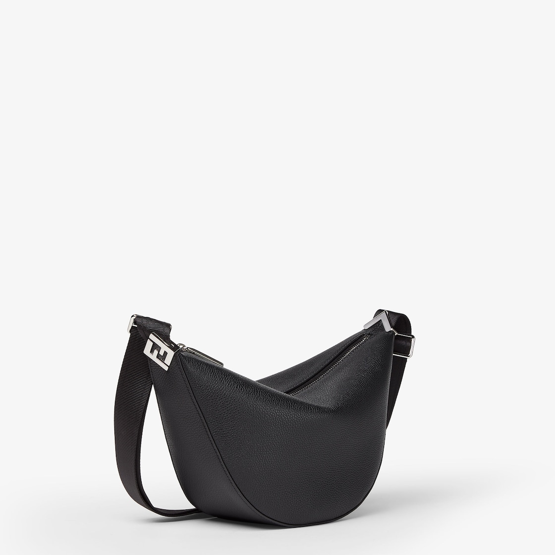 Fendi Roma Leather Fendi Melon Small Leather Black - Image 2/6