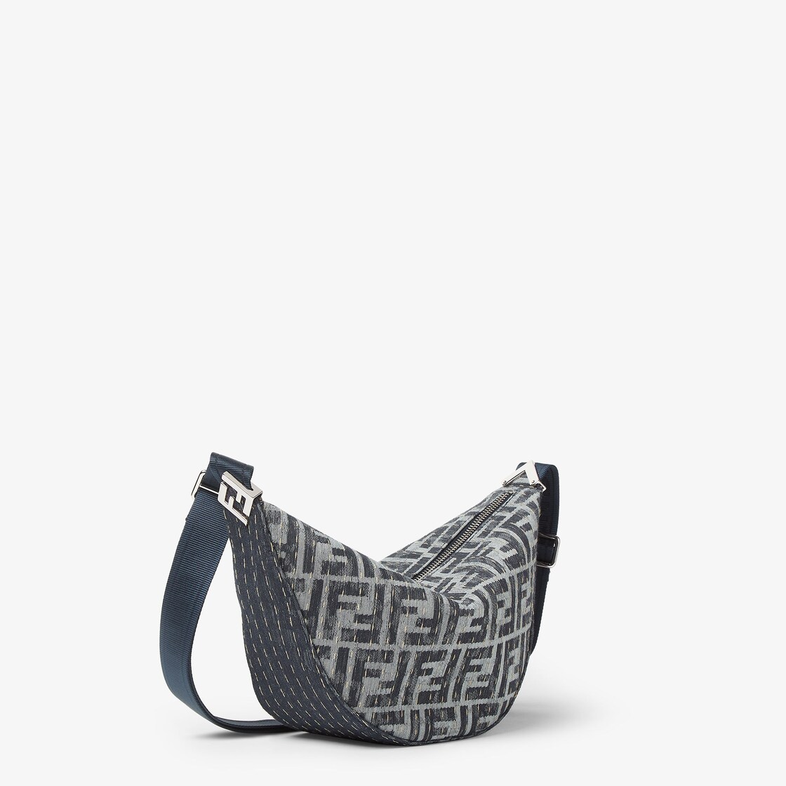 FF Fendi Melon Small Fabric Blue - Image 2/6