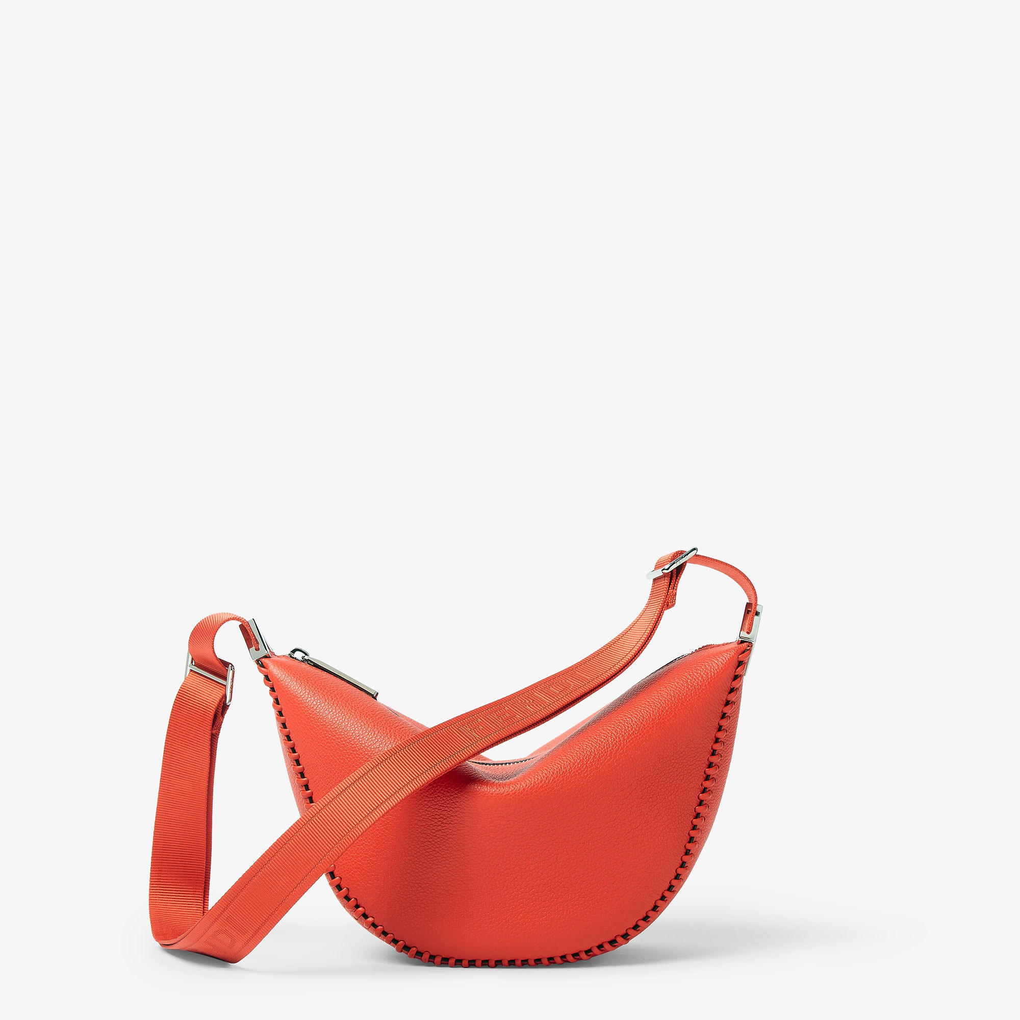 Fendi Roma レザー フェンディ メロン スモール レザー レッド Fendi Roma レザー フェンディ メロン スモール レザー レッド