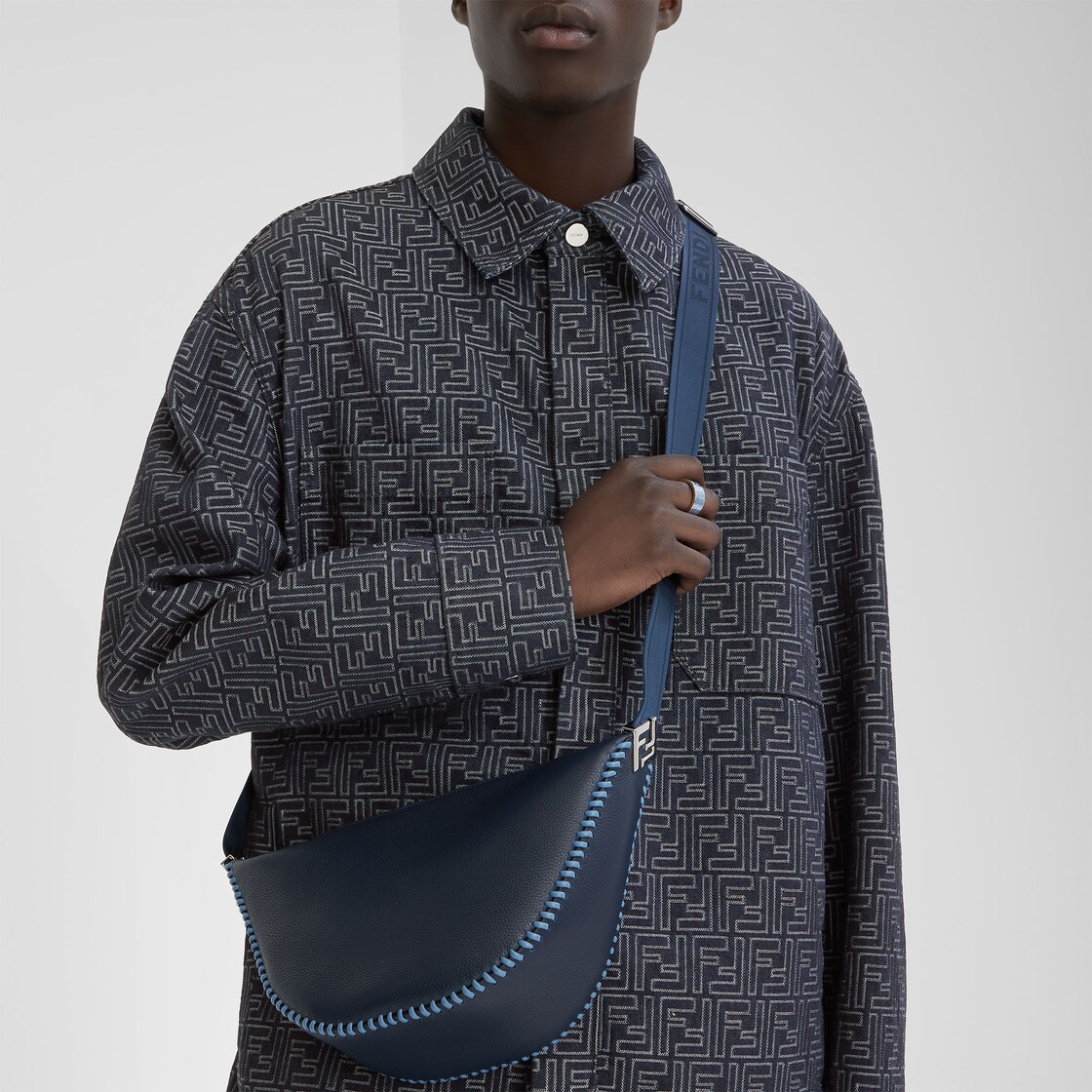 Fendi Roma Leather Fendi Melon Small