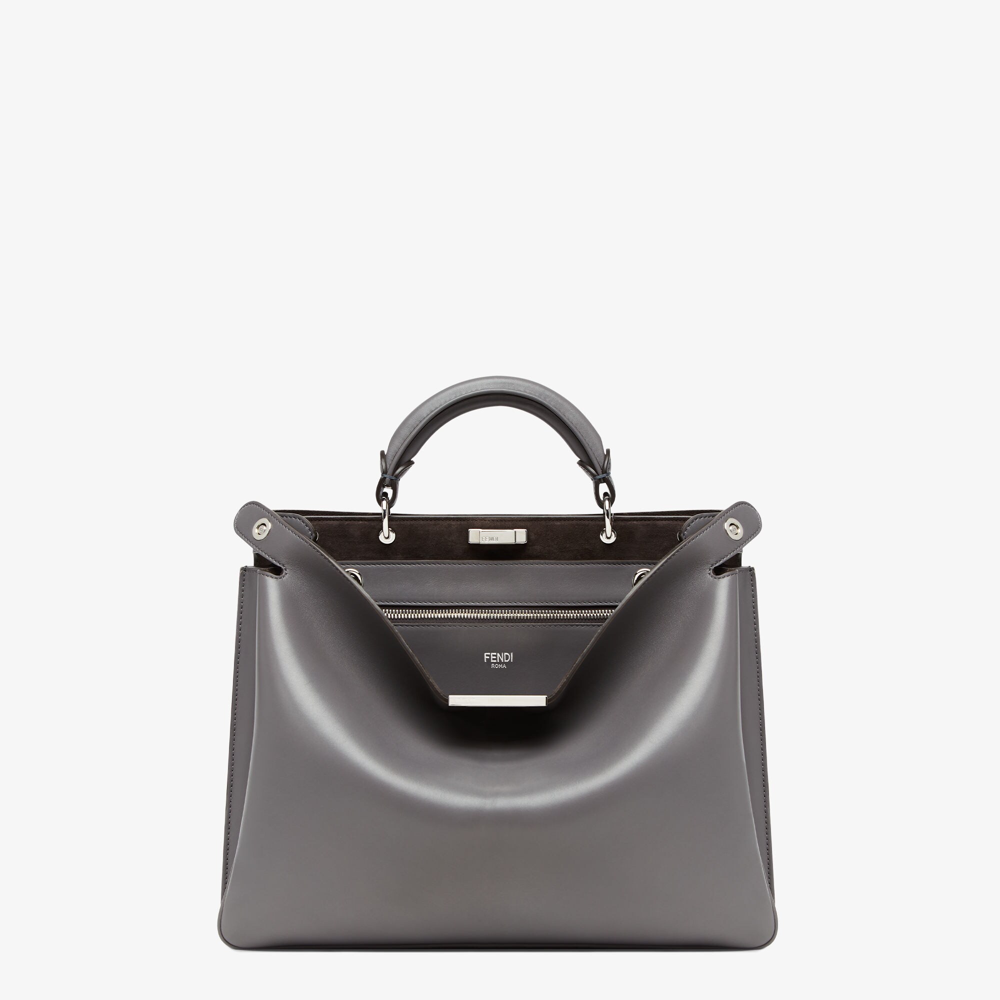 Peekaboo Soft Medium Leather Gray | Fendi