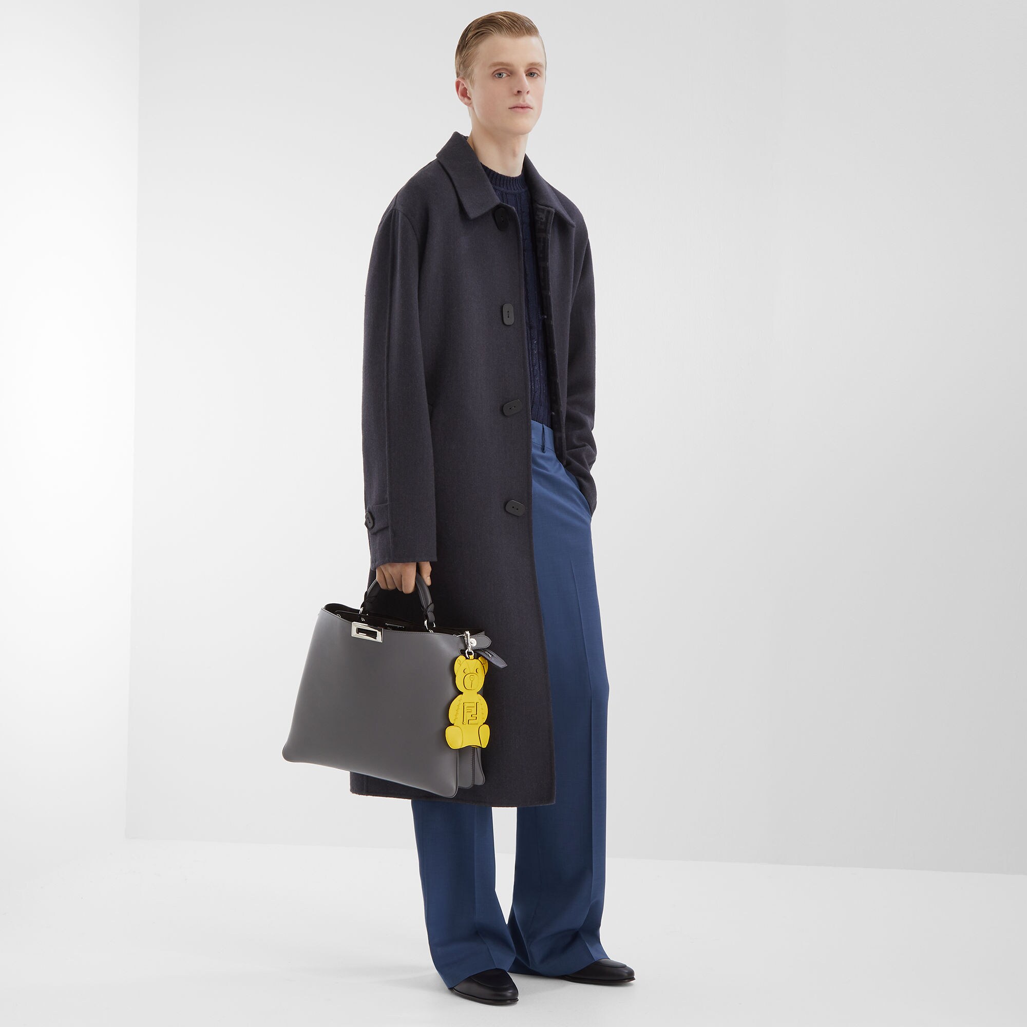 Peekaboo Soft Medium Leather Grey | Fendi