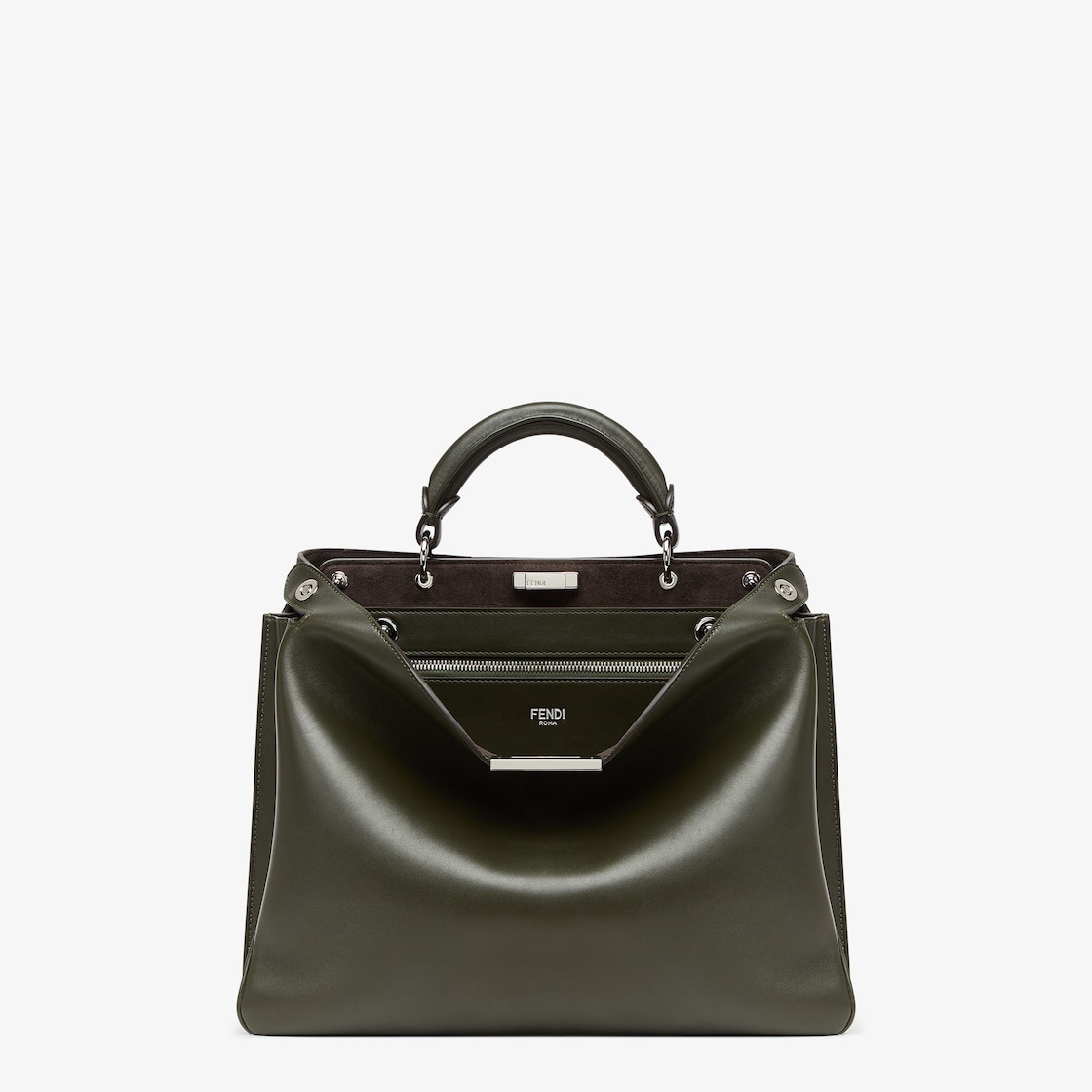 Peekaboo Soft Medium Leather Green Fendi