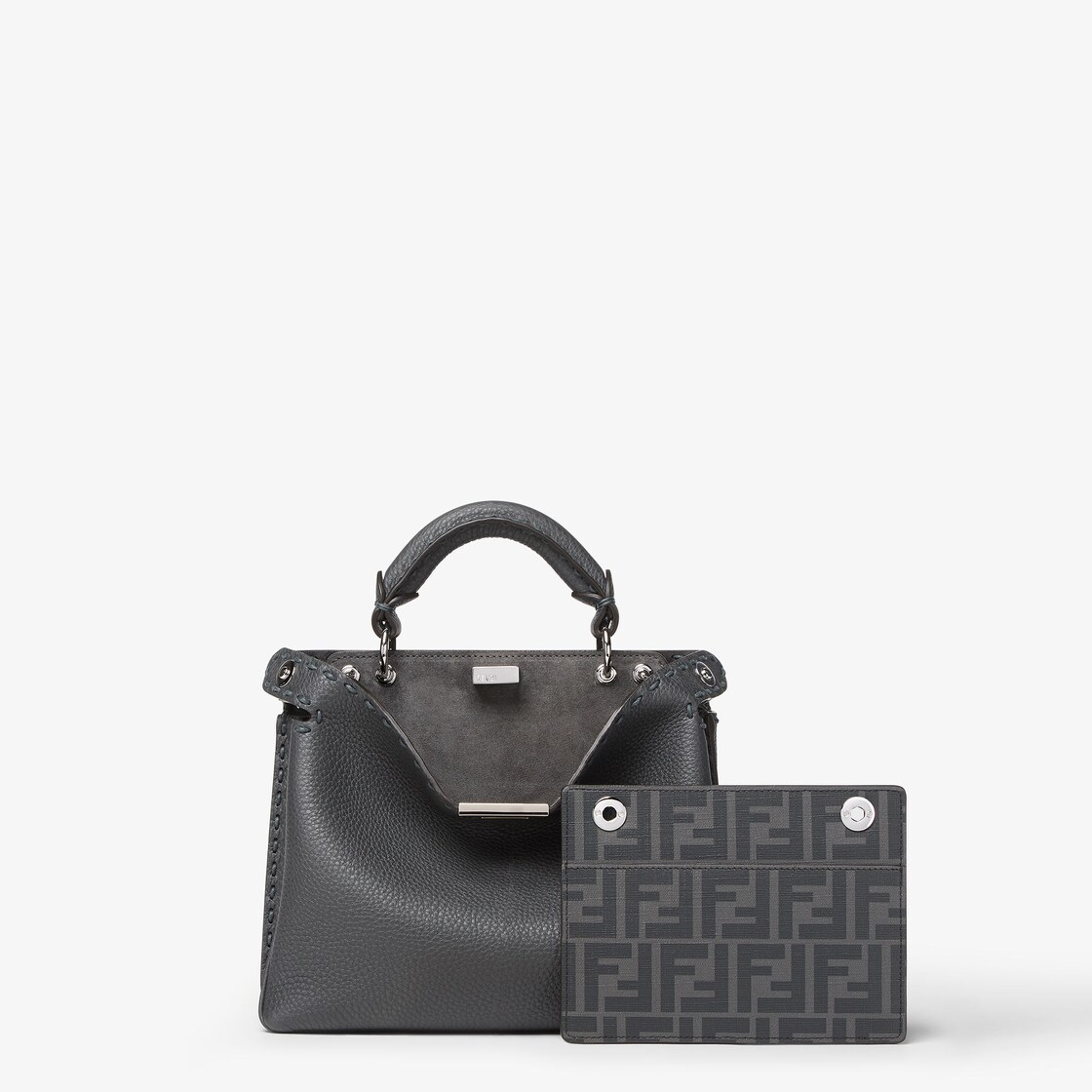 FENDI 手袋 FENDI/芬迪】Nano FENDI Flip手袋红色皮革迷你手袋