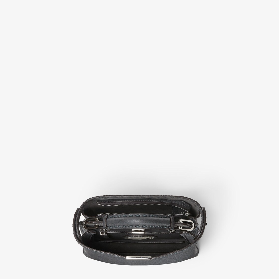 FENDI　手袋 FENDI Origami中号手袋-百变黑色皮革手袋-女士手提包-FENDI芬迪官网