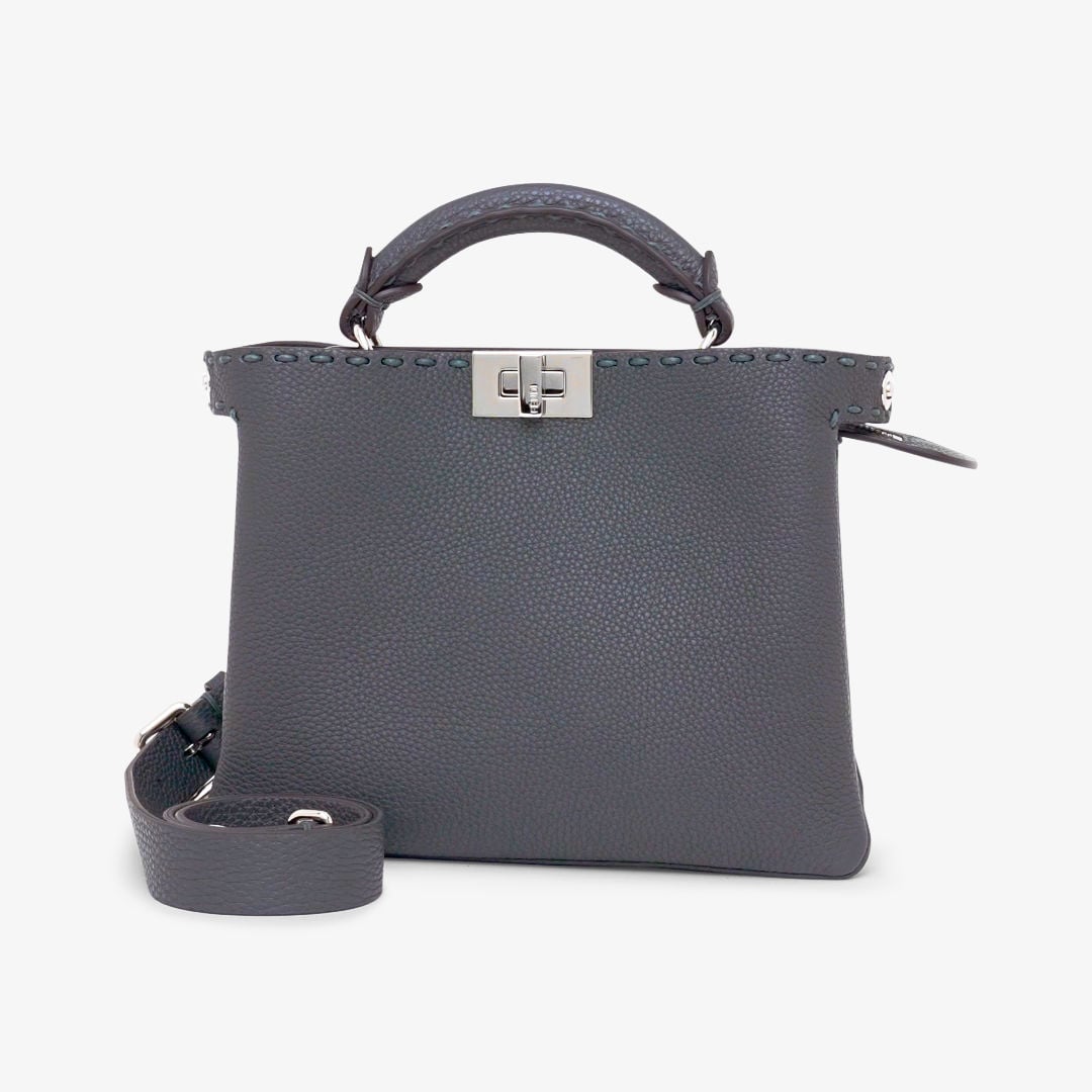 セレリア ピーカブー ソフト スモール カーフレザー グレー | Fendi セレリア ピーカブー ソフト スモール カーフレザー グレー | Fendi