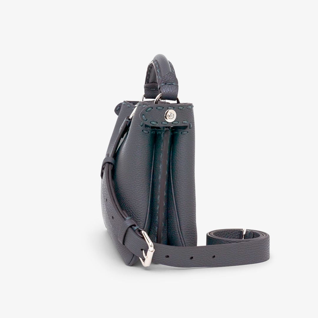 Selleria Peekaboo Soft Small Cuoio Romano leather Gray | Fendi Selleria Peekaboo Soft Small Cuoio Romano leather Gray | Fendi