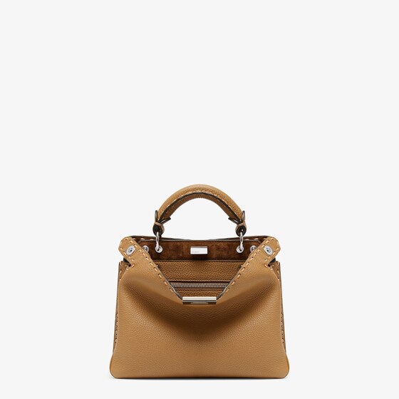 Fendi Selleria Peekaboo Soft Small In Sand
