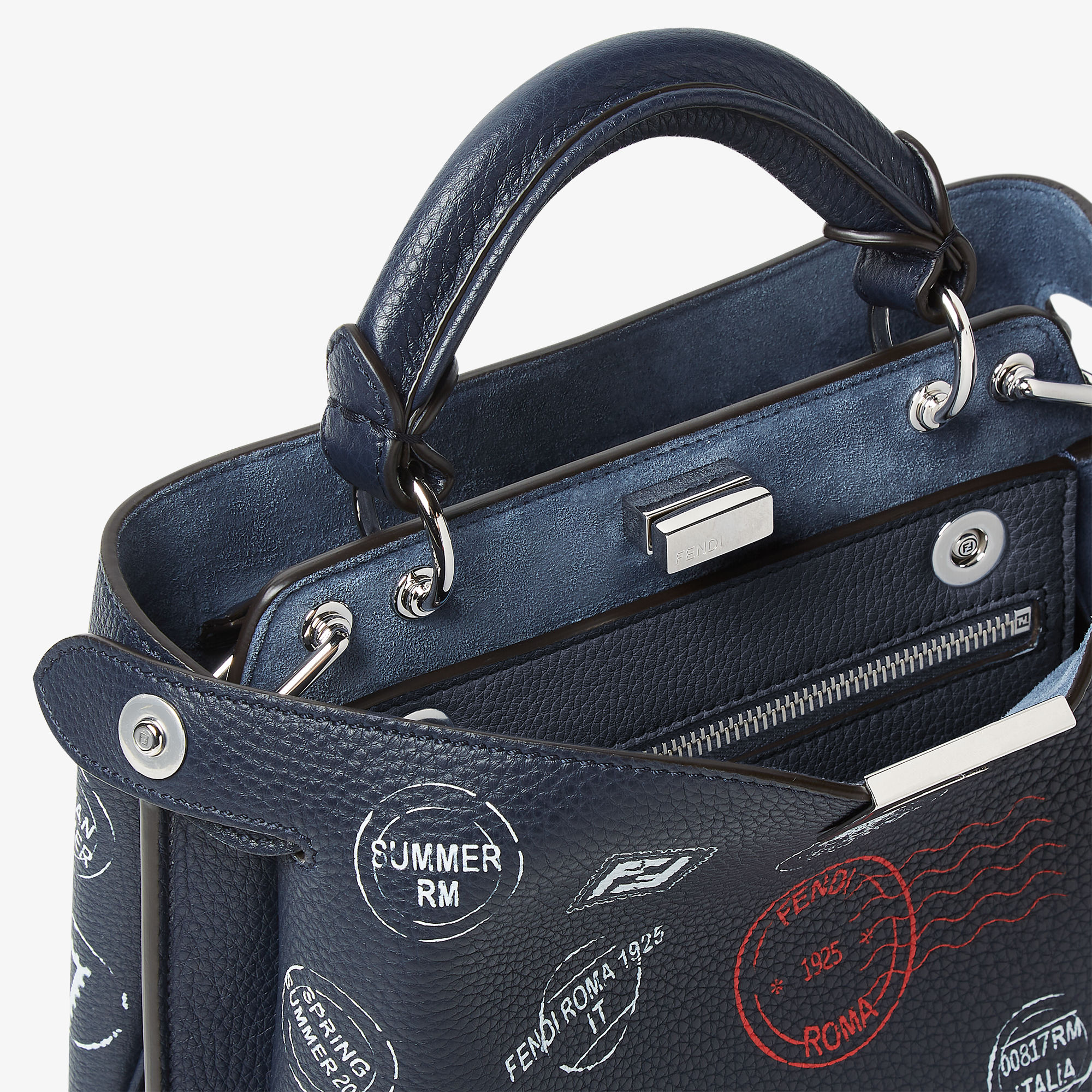 ピーカブー ソフト スモール カーフレザー ブルー | Fendi ピーカブー ソフト スモール カーフレザー ブルー | Fendi