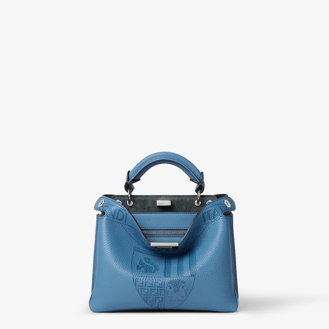 Peekaboo Soft Small Cuoio Romano leather Blue - Image 1/7