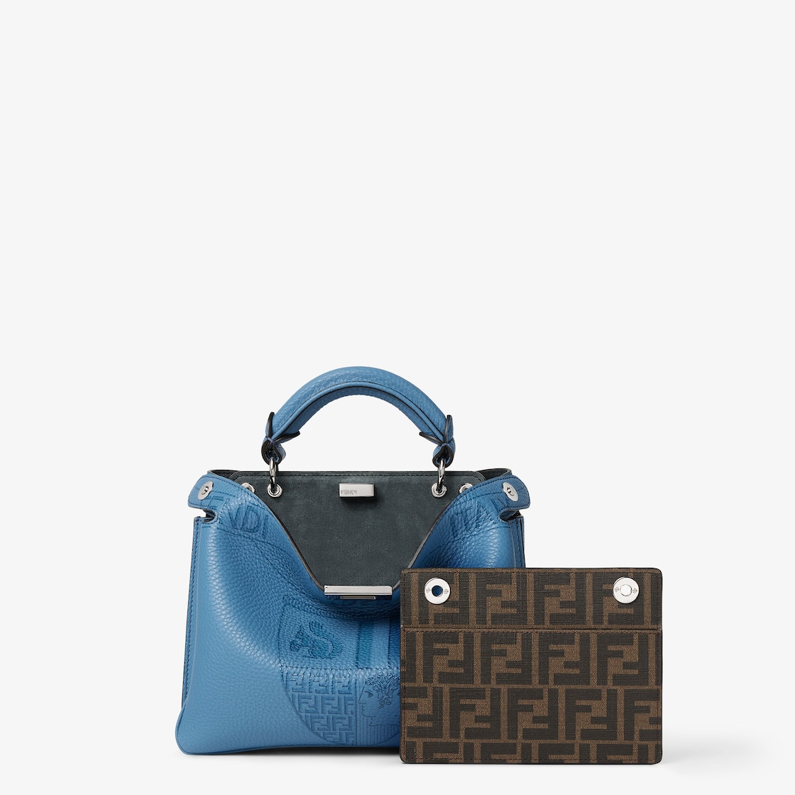 ピーカブー ソフト スモール カーフレザー ブルー | Fendi ピーカブー ソフト スモール カーフレザー ブルー | Fendi