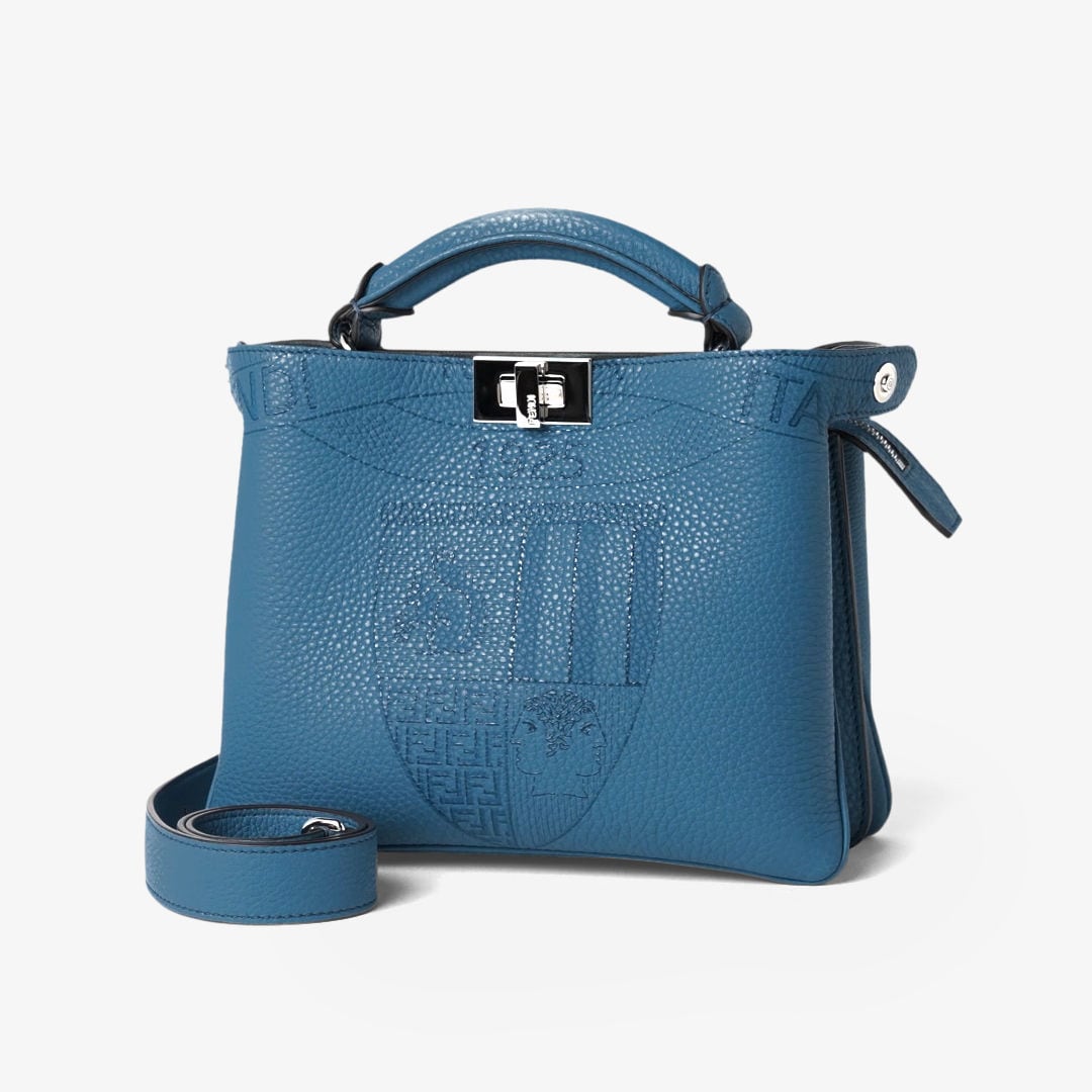 ピーカブー ソフト スモール カーフレザー ブルー | Fendi ピーカブー ソフト スモール カーフレザー ブルー | Fendi