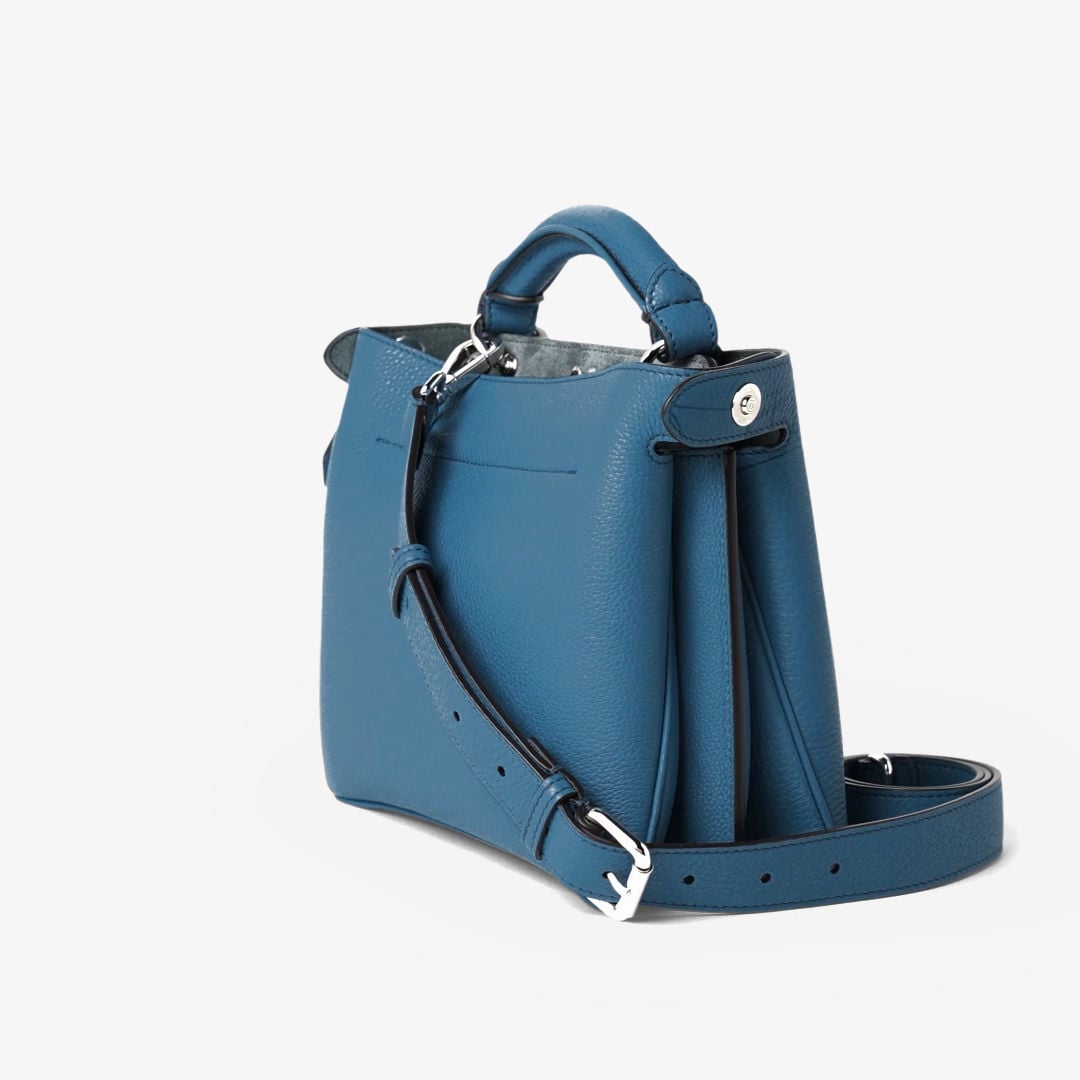 Peekaboo Soft Small Cuoio Romano leather Blue | Fendi Peekaboo Soft Small Cuoio Romano leather Blue | Fendi