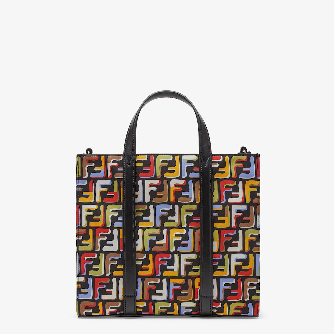 FFショッピングバッグ ミニ ファブリック マルチカラー | Fendi FFショッピングバッグ ミニ ファブリック マルチカラー | Fendi