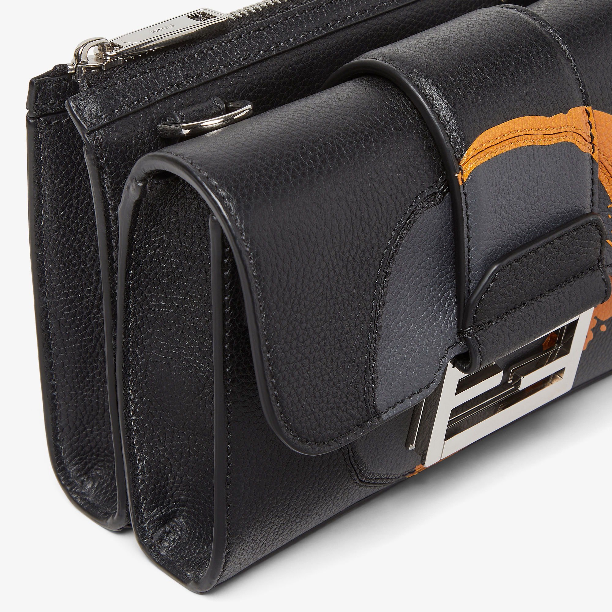 バゲット® ダブル レザー ブラック | Fendi