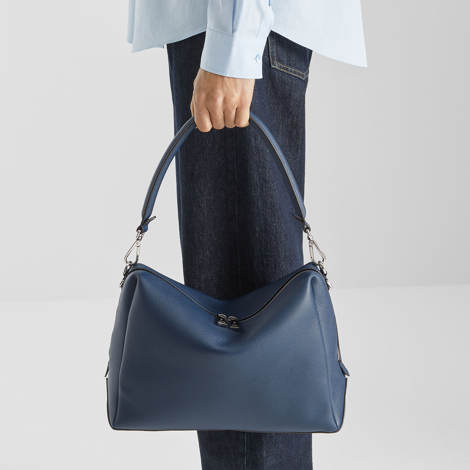 フェンディ ルイ ラージ レザー ブルー | Fendi